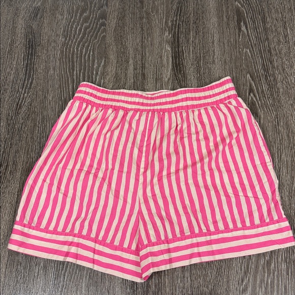 Sezane Max Shirt Pink Ecru & Norberto Short Stripe Set Short - Picture 11 of 12